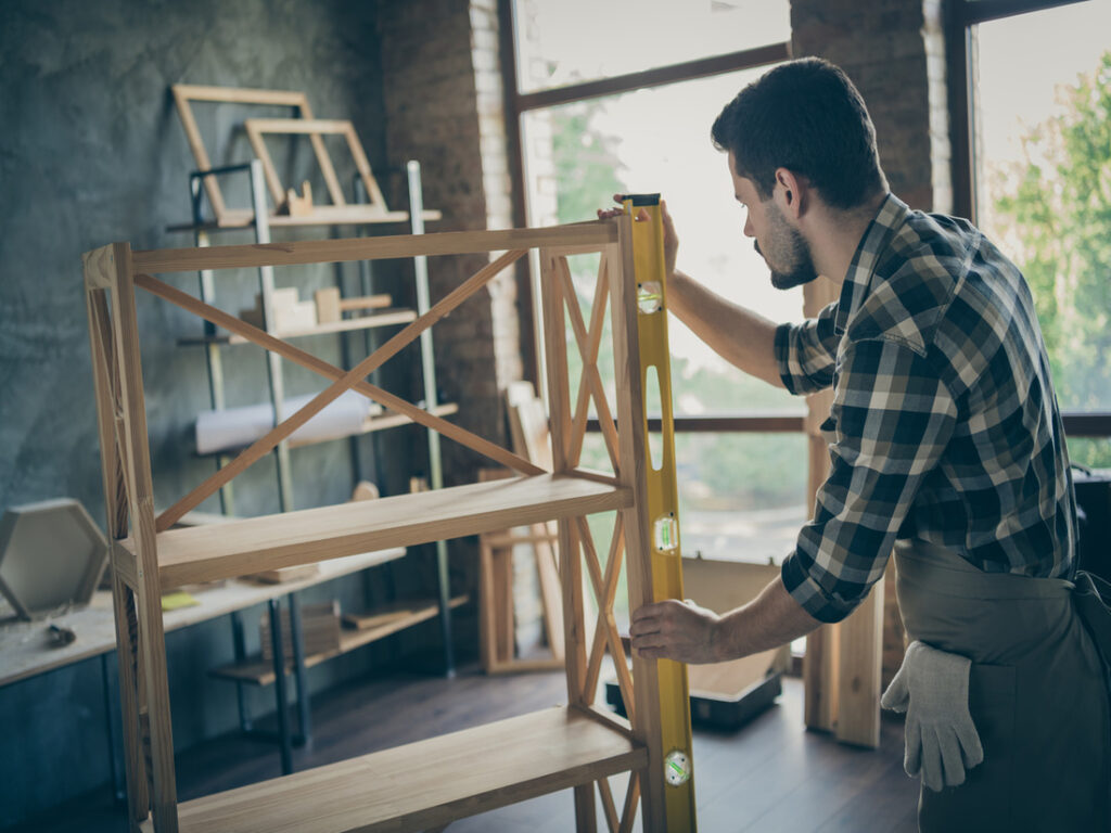 Fabriquer bibliothèque menuiserie condom